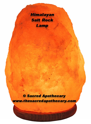 Himalayan salt rock lamp