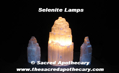 selenite lamps