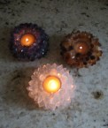 Amethyst Lotus Point Tea Light Holder Image 3