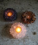 Citrine Lotus Point Tea Light Holder Image 3