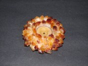 Citrine Lotus Point Tea Light Holder Image 0