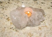 Quartz Cluster Tea Light Holder Image 0