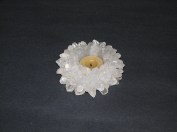 Crystal Quartz Lotus Point Tea Light Holder Image 0