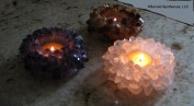 Crystal Quartz Lotus Point Tea Light Holder Image 3